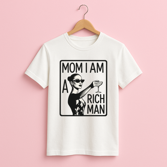 Mom, I am a rich man